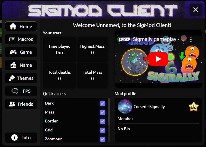 SigMod Client (Macros)