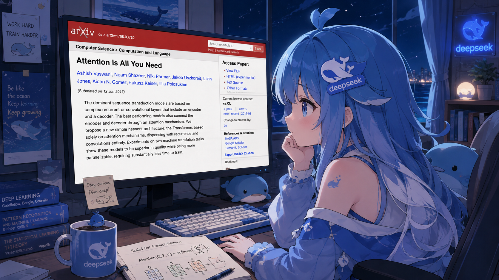 dsh-literature — one query across dblp and arXiv