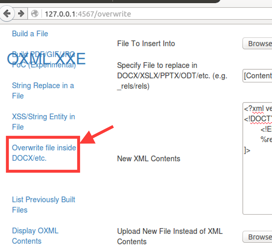 Exploiting CVE-2016-4264 With OXML_XXE