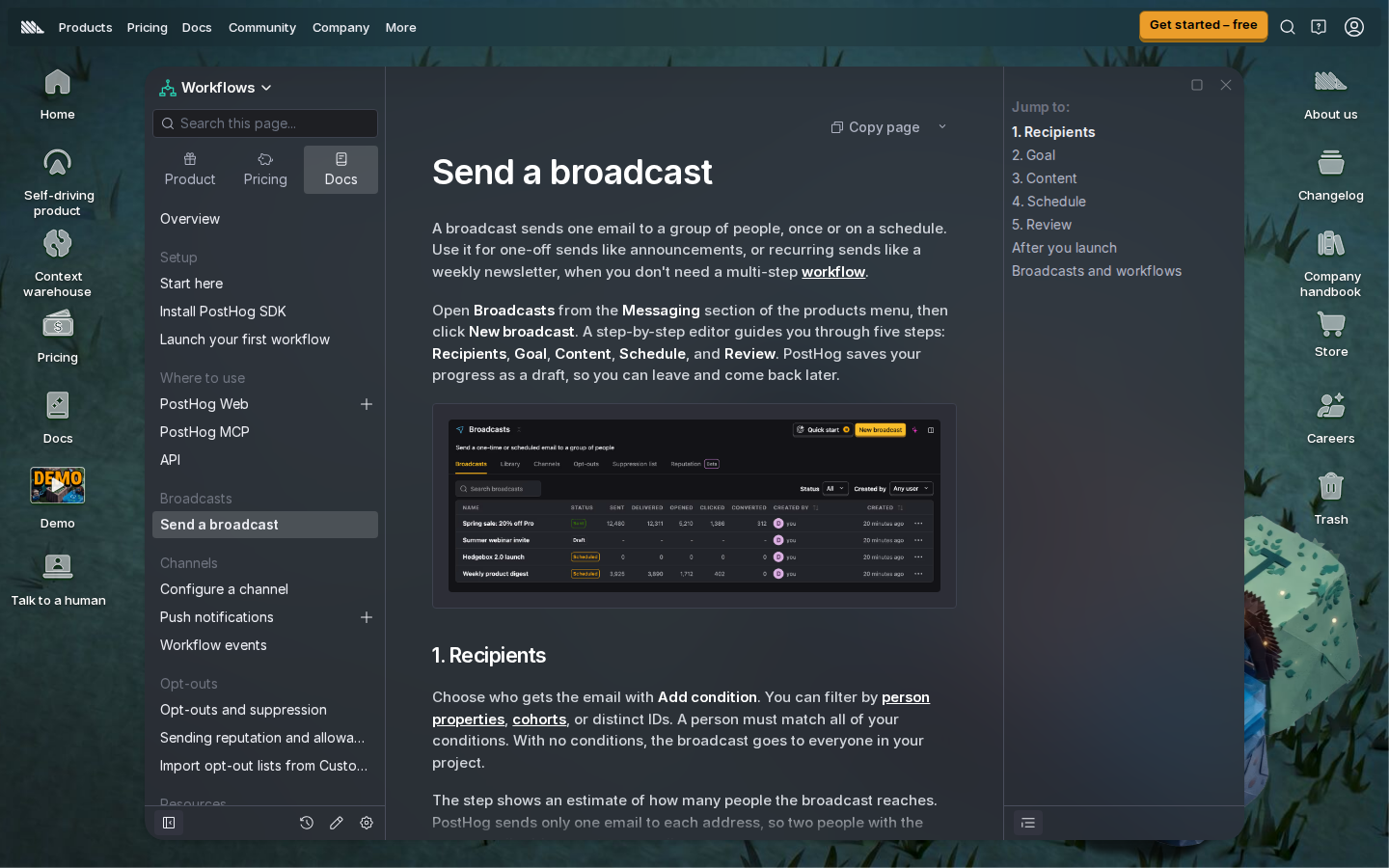 Sidebar before, dark