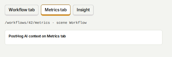 Metrics tab keeps both chips closed