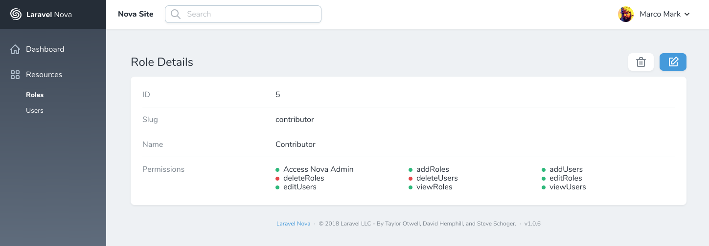 Checkboxes in Laravel Nova