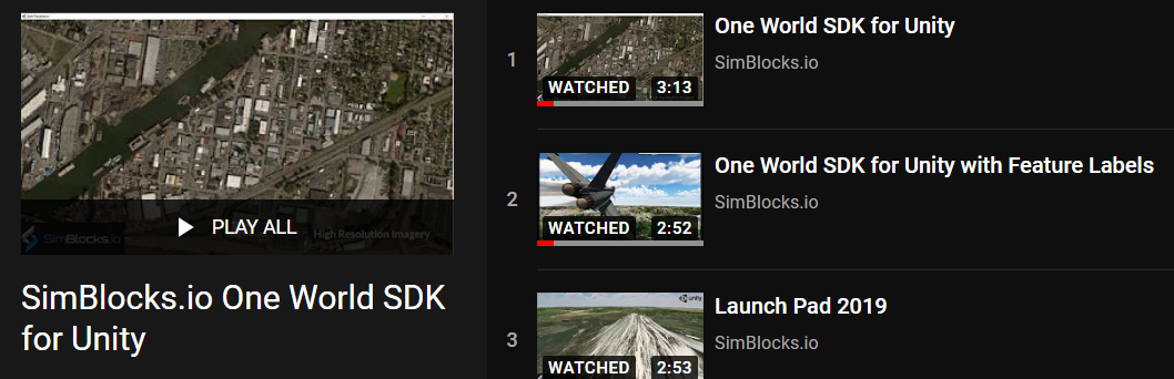 One World SDK for Unity on YouTube