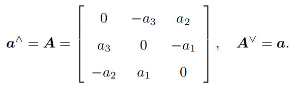 反对称矩阵与相应的三维向量