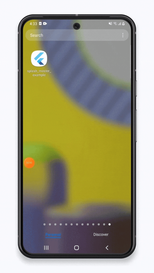Splash Master Android Image Splash Preview