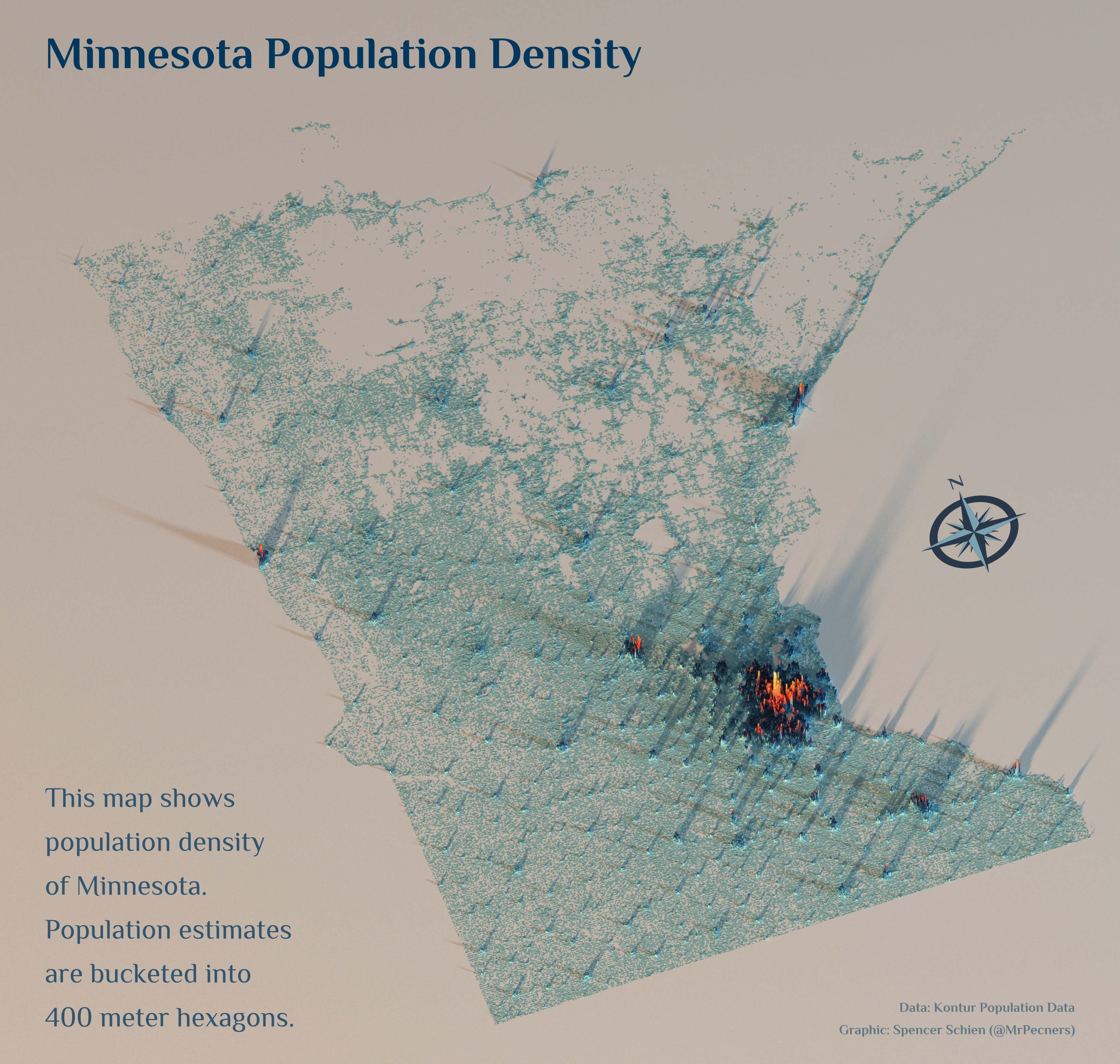 Minnesota Population Density