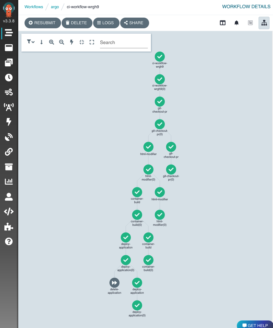 CI Workflow Screenshot