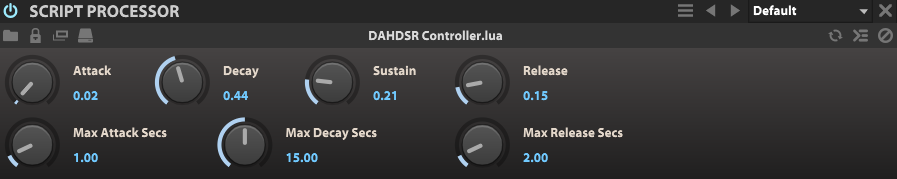 DAHDSR Controller