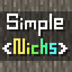 Simple nicks logo. It pictures the text 'Simple Nicks' rendered over acacia logs.