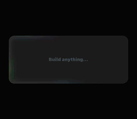 The five beam variants animating in the example gallery