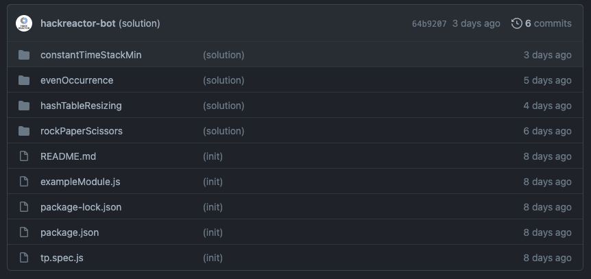 panel for code navigation