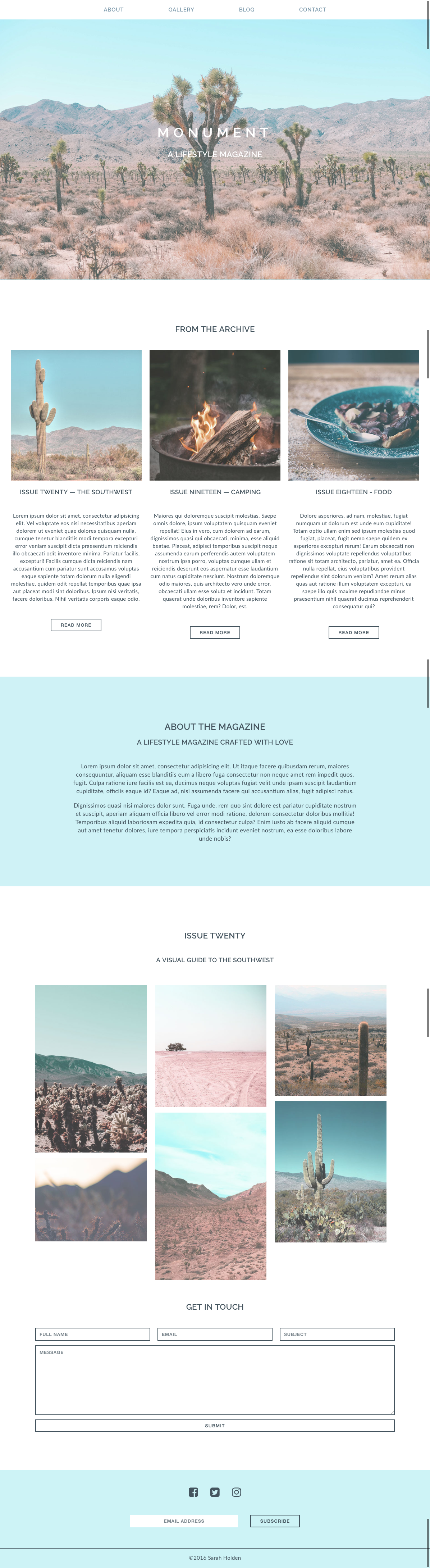 Landing Page