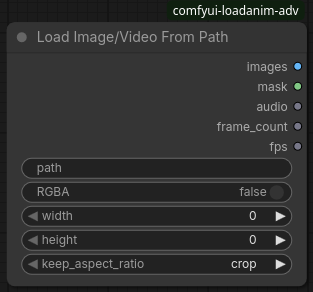 Load Image/Video From Path Node