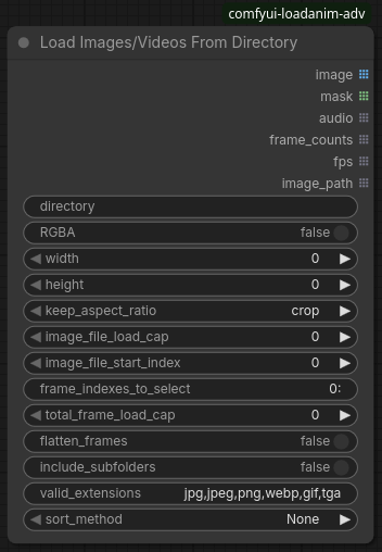 Load Images/Videos From Directory Node