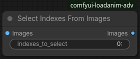 Select Indexes From Images Node