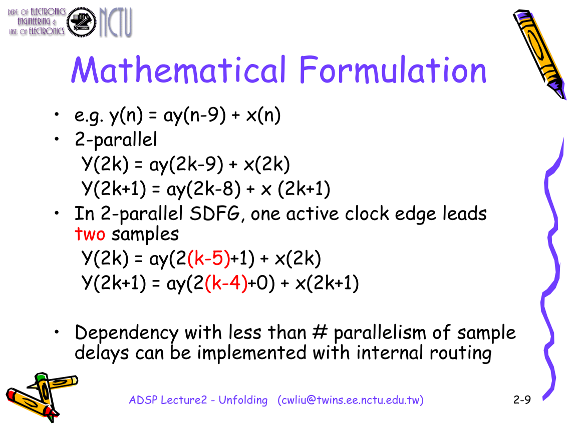 Mathematical Formulation of Unfolding