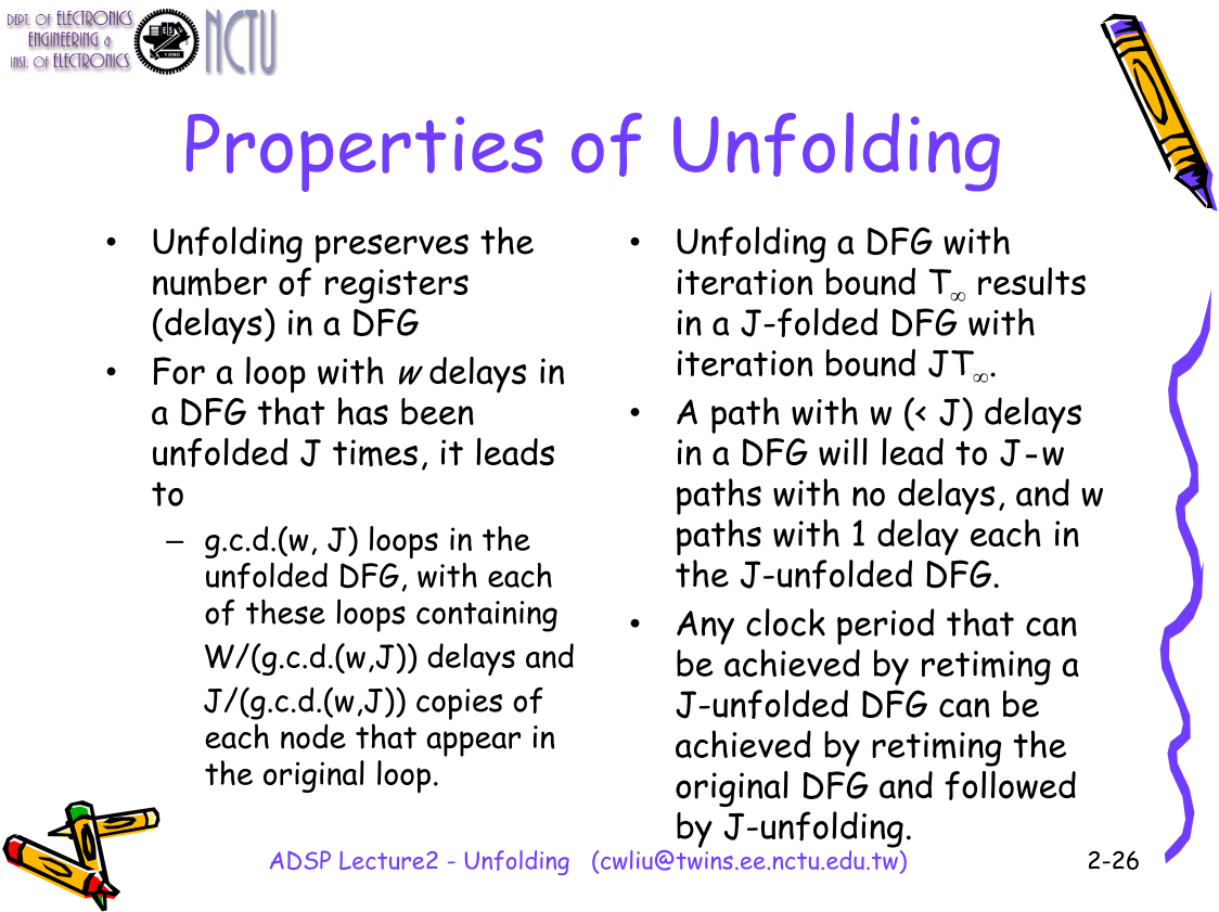 Properties of Unfolding