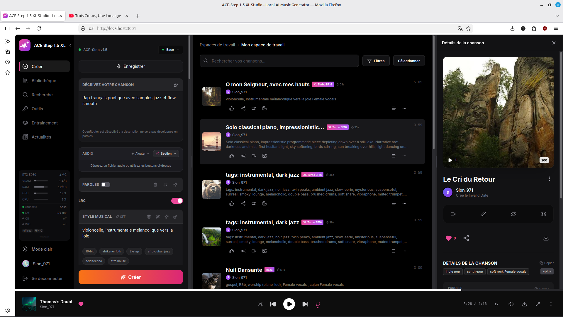 Create page