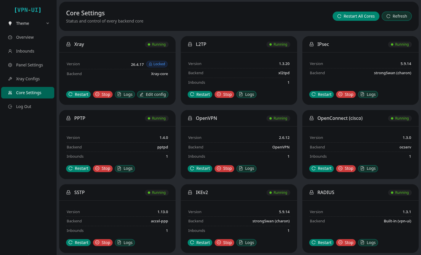 Core Settings