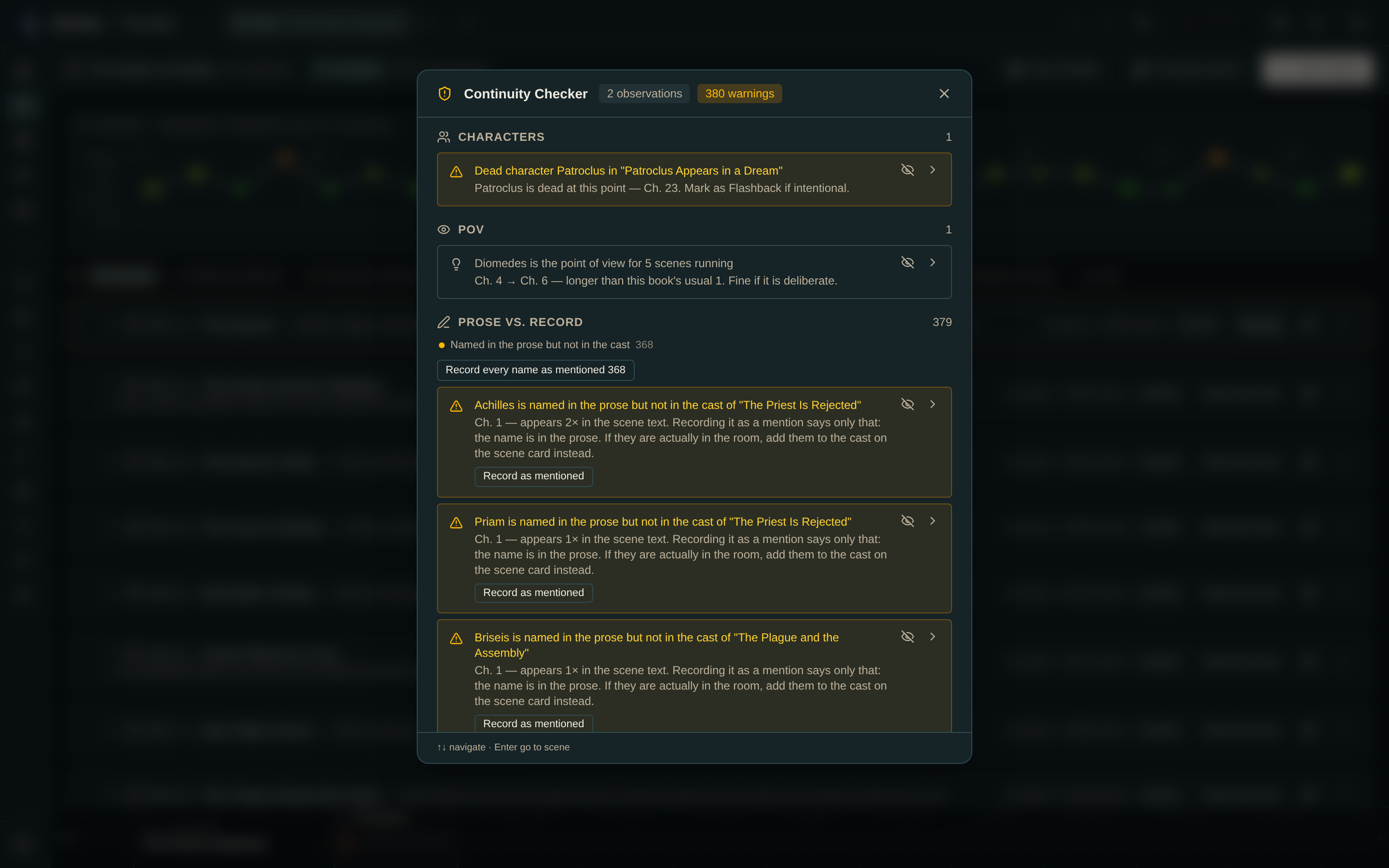 Continuity Checker