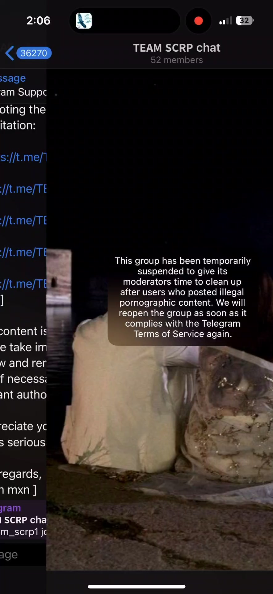 Team SCRP - Telegram Group Chat removal|Team Supreme🕷️!!