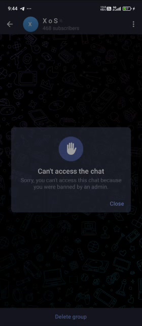 Team Xos - Telegram Channel Removal|Team Supreme🕷️!!