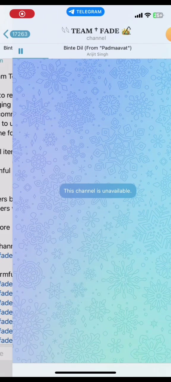 Team Fade - Telegram Channel Removal|Team Supreme🕷️!!