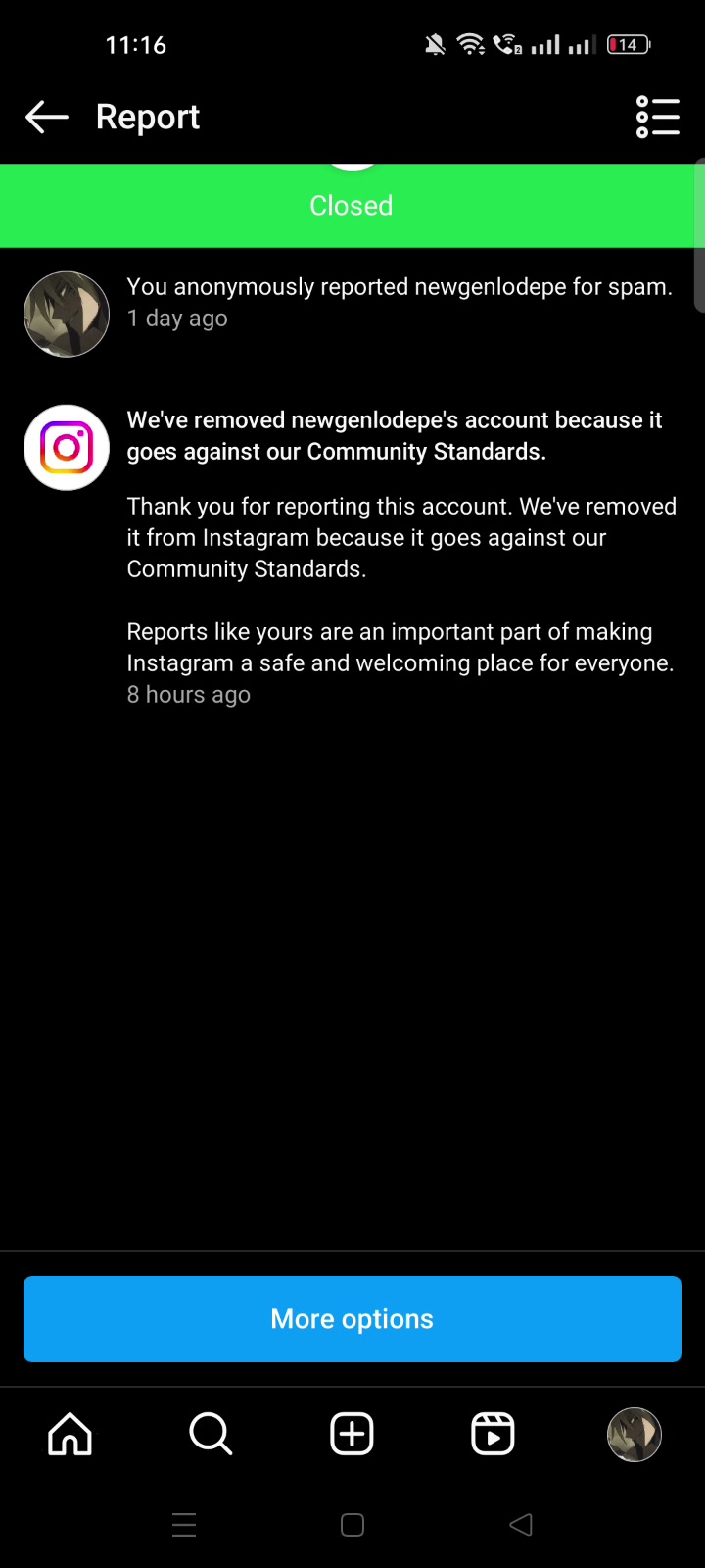 Instagram Account Removal/Ban|Team Supreme🕷️!!