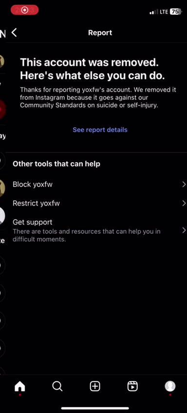 @yoxfw Instagram Account Removal/Ban|Team Supreme🕷️!!
