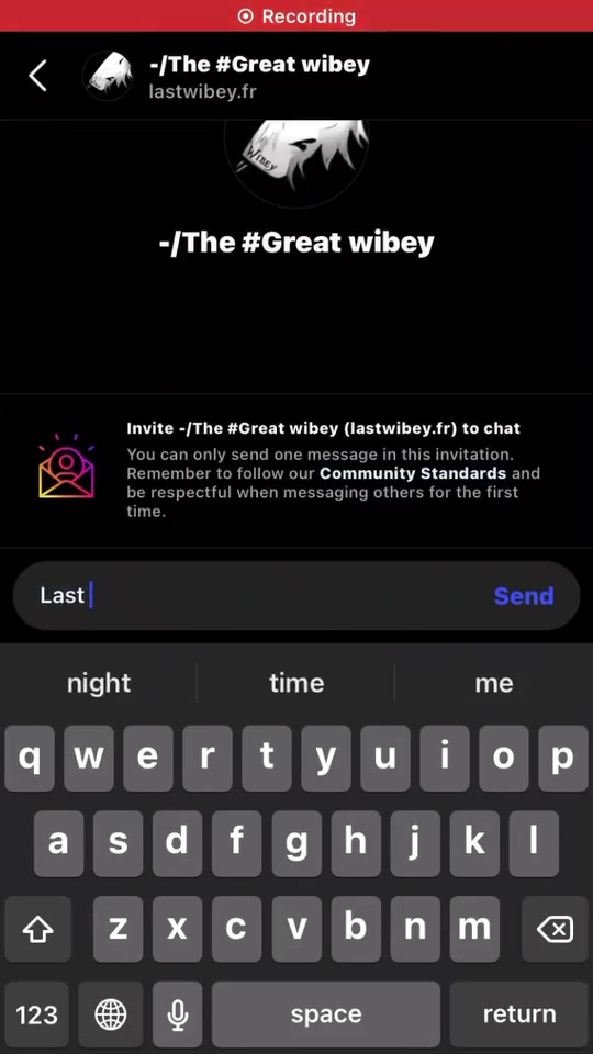 Team Wolves -@lastwibey.fr last wibey Instagram Account Removal/Ban|Team Supreme🕷️!!