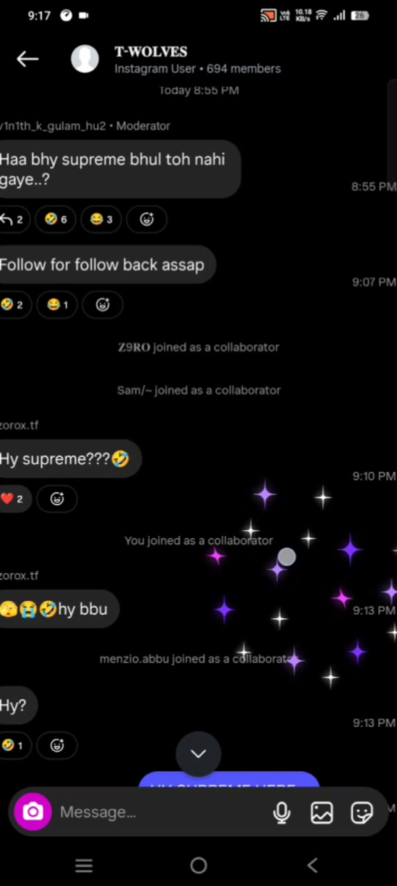 Team Wolves - Instagram Broadcast Channel Nuked|Team Supreme🕷️!!