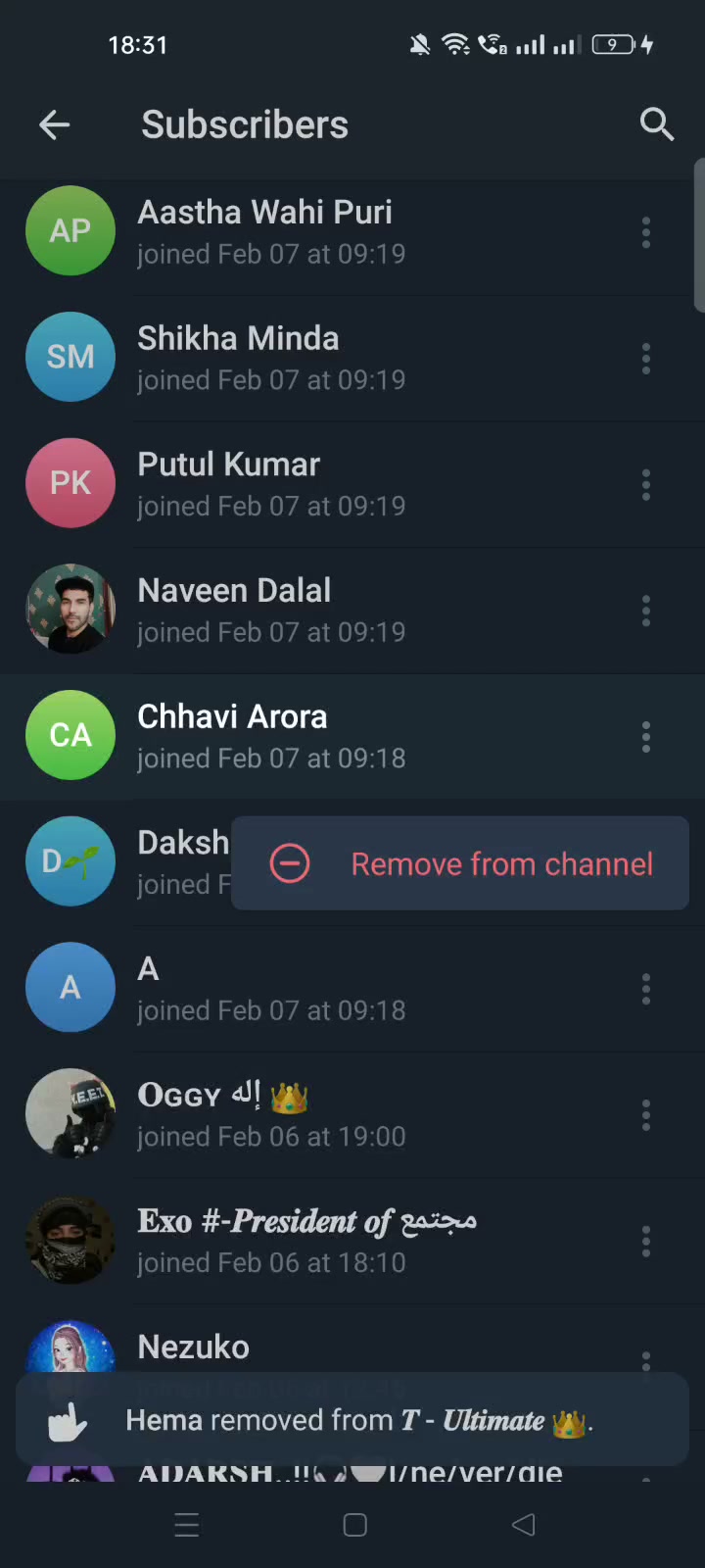 Team Ultimate - Telegram Channel Nuked|Team Supreme🕷️!!