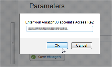 Parameter access key