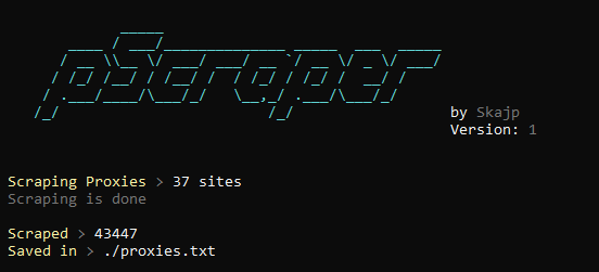 Proxy Scraper