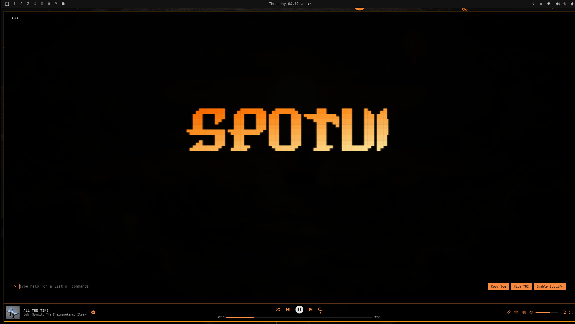 SpoTUI preview