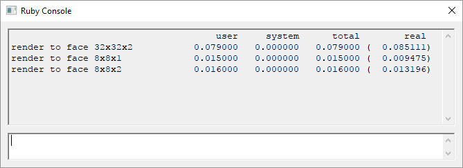 Benchmarking in SketchUp