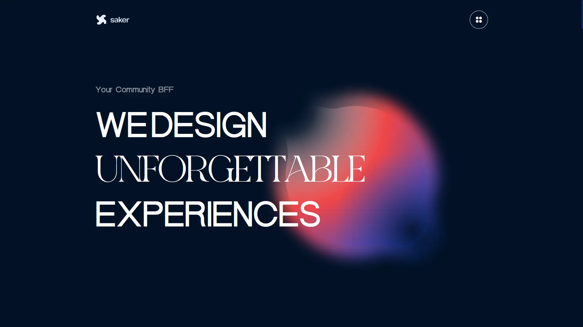 Saker – Modern Multipurpose AJAX HTML Template for Agencies & Portfolios