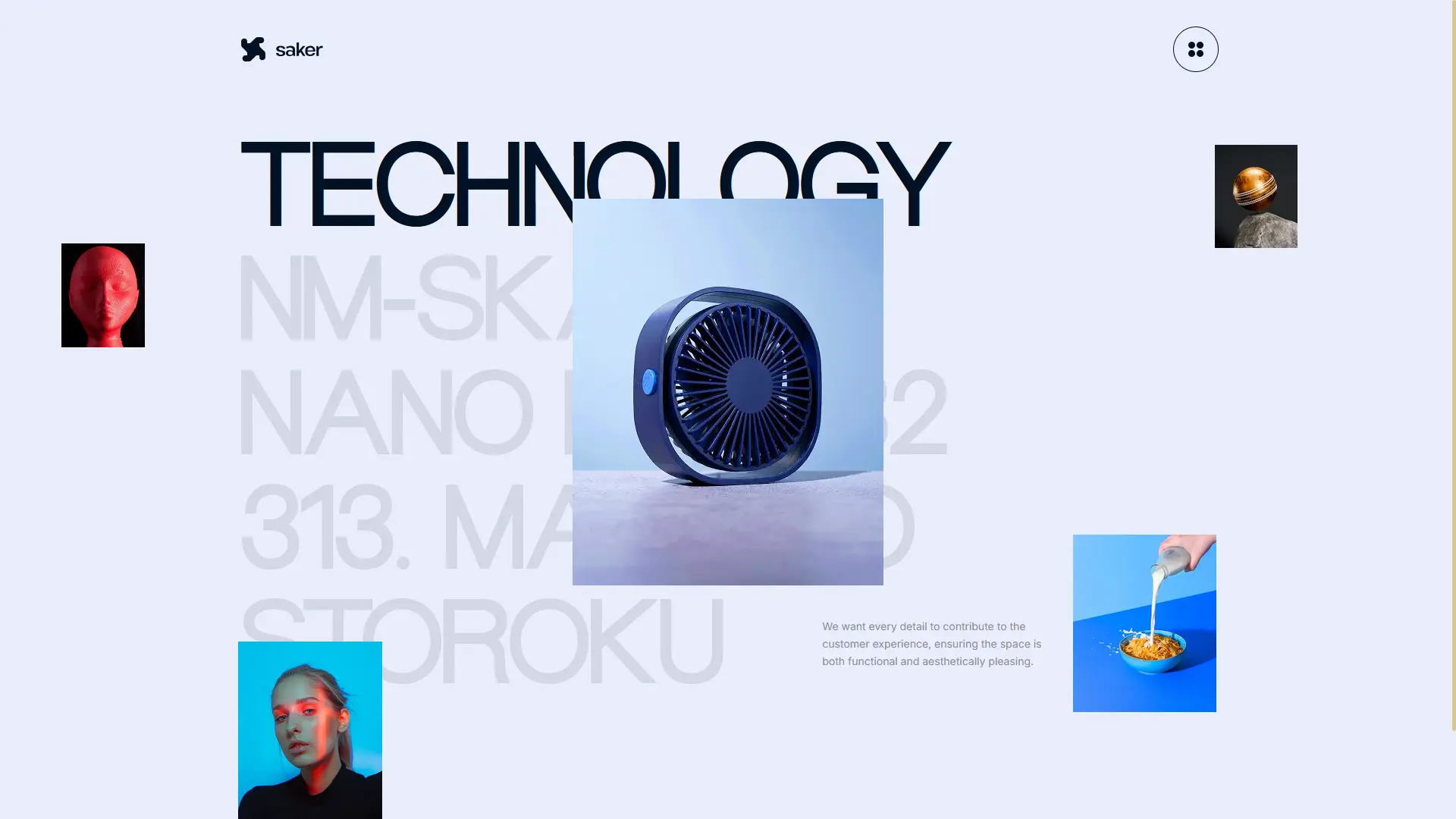 Saker – Modern Multipurpose AJAX HTML Template for Agencies & Portfolios