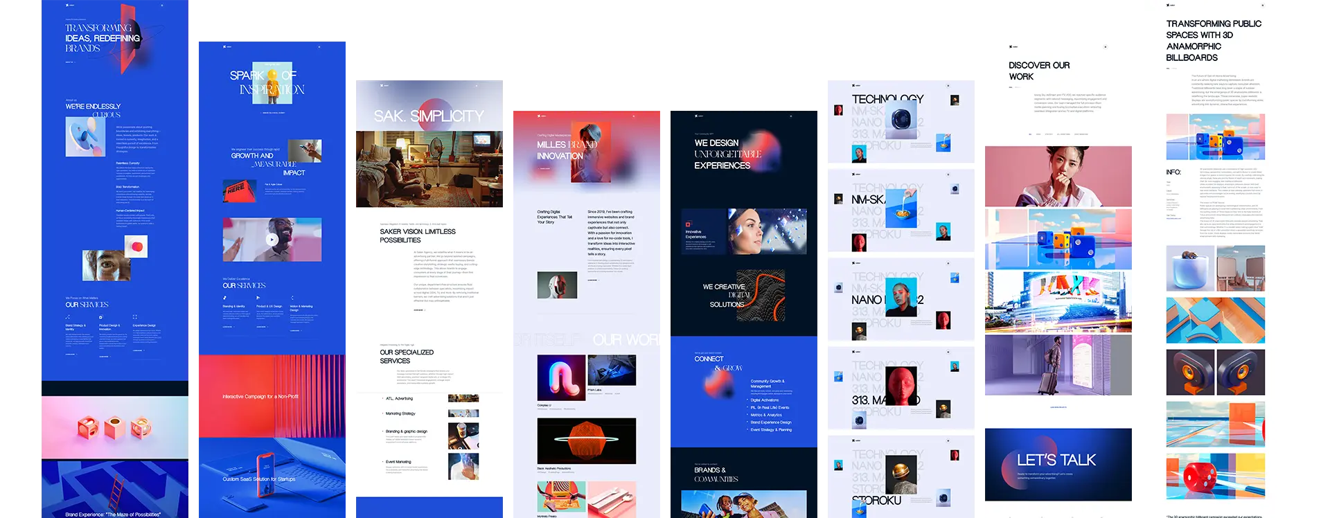 Saker – Modern Multipurpose AJAX HTML Template for Agencies & Portfolios