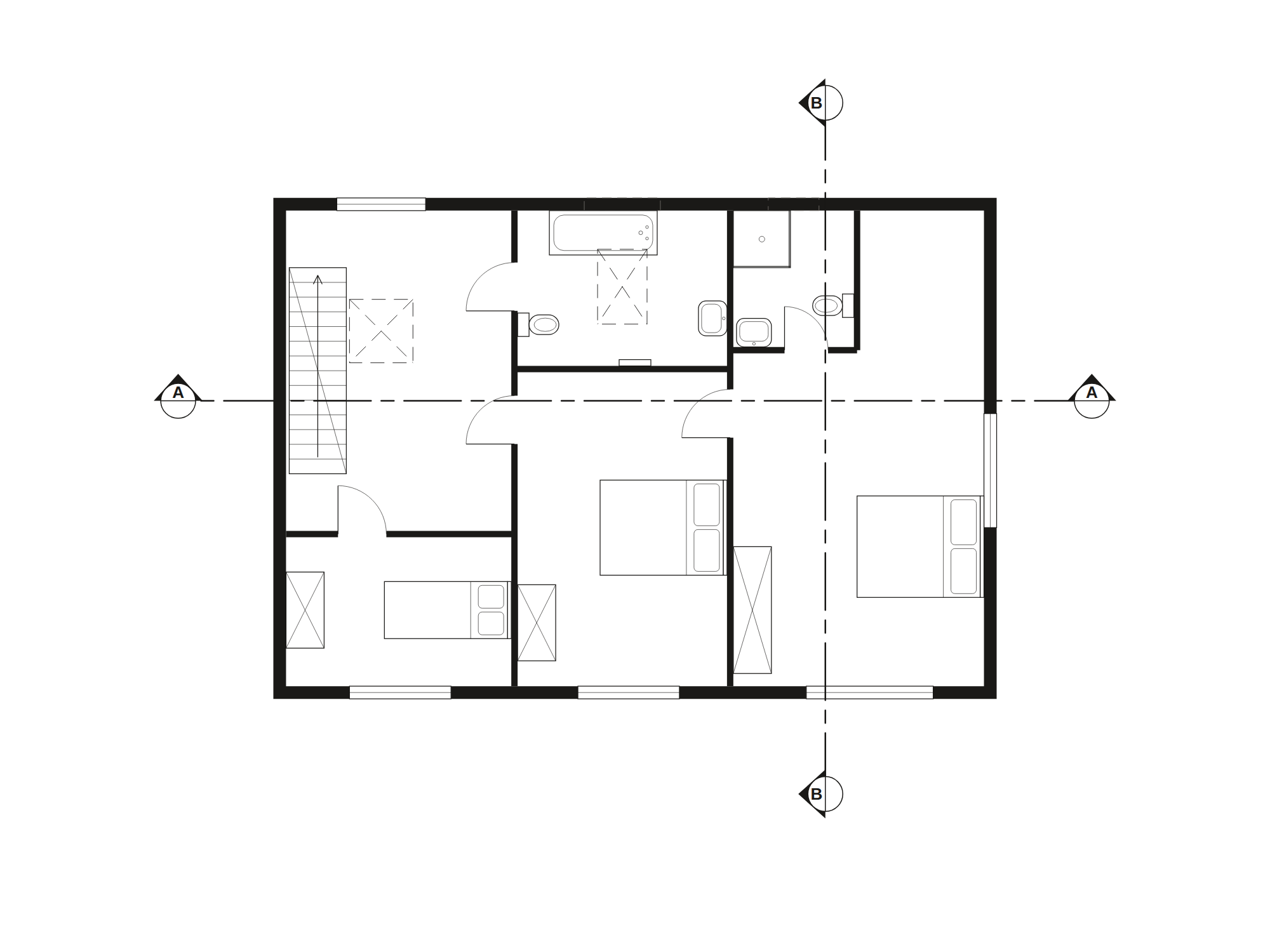 First floor plan of the same house