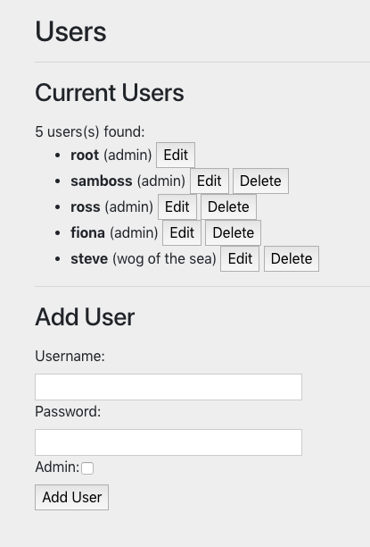 JSON object structure