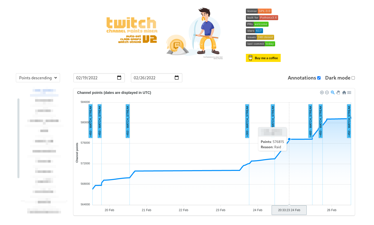 Twitch-Channel-Points-Miner-v2 image 2