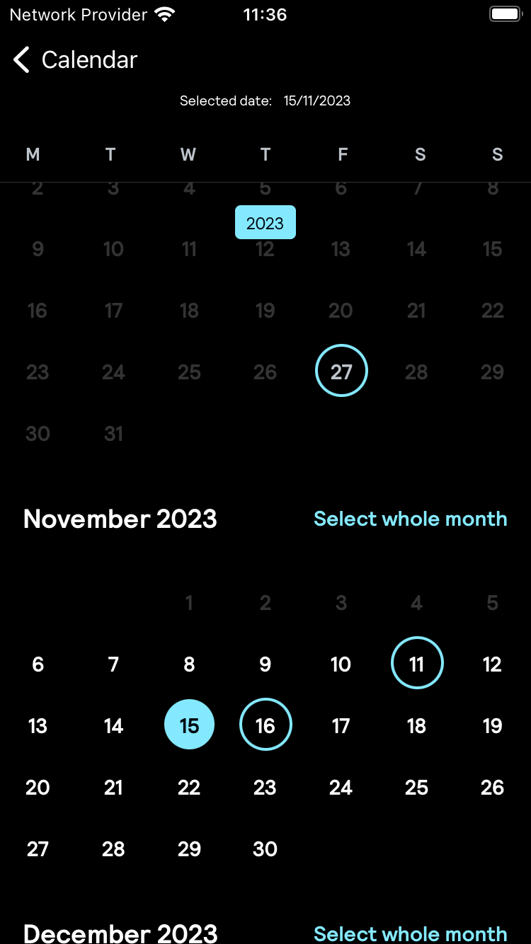 SwiftUI | Calendar