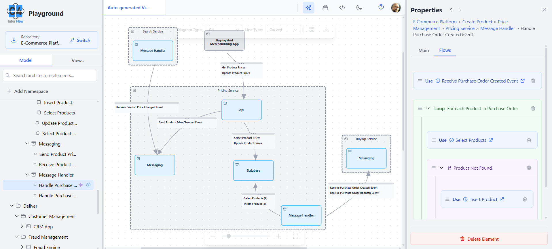 Architecture Modelling App Screenshot 1