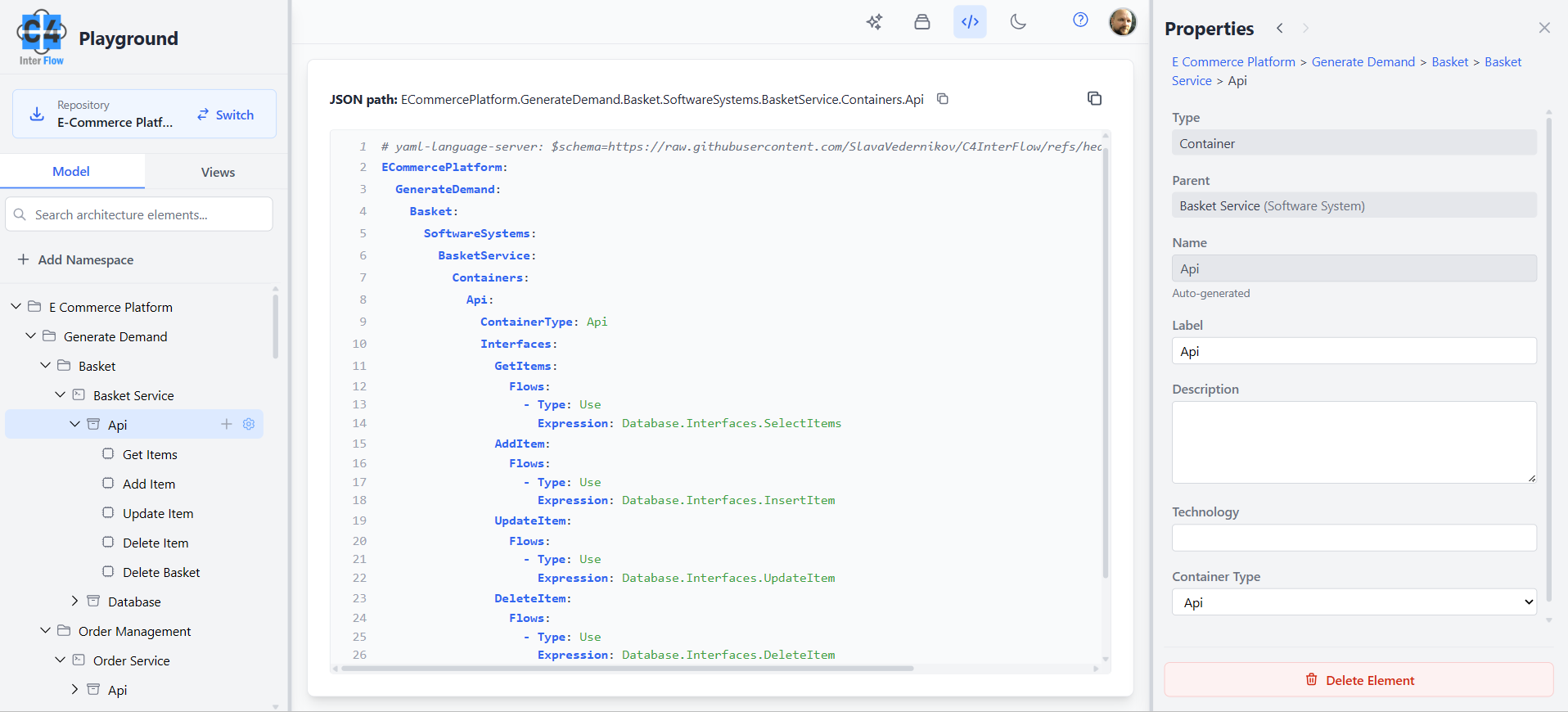 Architecture Modelling App Screenshot 2