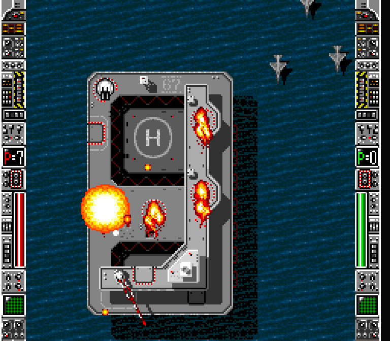 Stage 4: attacking a warship