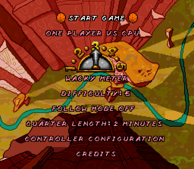 Main menu