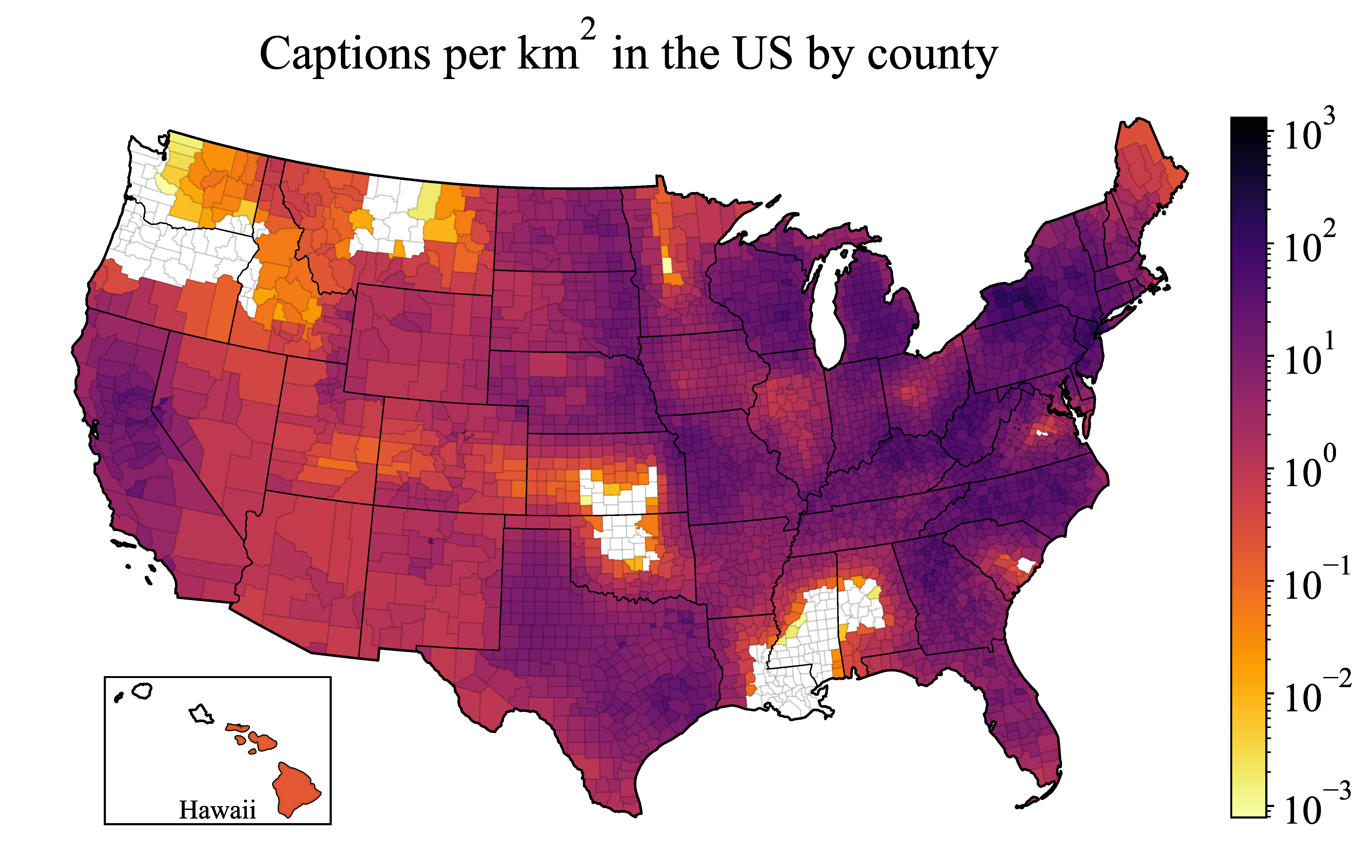 geographical distribution