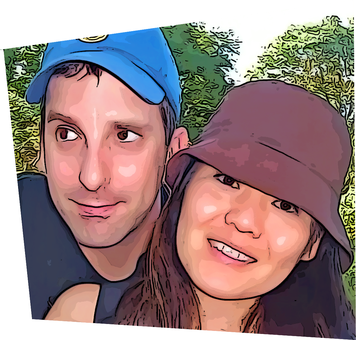 Shawn and Victoria Gnandt, Founders of Smartass Support Cards