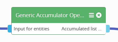 Generic Accumulator Operator